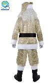 BABBO NATALE ADULTO BROCCATO ORO